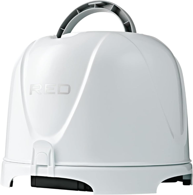 Red by Kiss 3000 Ceramic Tourmaline Professional Hood Dryer, 4 Heat Settings Blow Dryer for Home & Salon, Height Adjustable Convenient Big Hood Size Extra Coverage Infinity Warehouse