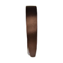 Brown 1 Inch Satin Hard Headband Motique Accessories