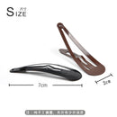 Goody Metal Contour Hair Snap Clips - 6 Count, Black and Brown - Just Snap Into Place - Suitable for All Hair Types - Pain-Free Hair Accessories for Women and Girls - All Day Comfort GOODY