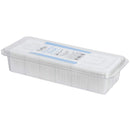 ForPro Mini Buffing Block, White, 240/240 Grit, Double-Sided Manicure and Pedicure Nail Buffer, 1.5” L x 1” W x 0.5” H, 24-Count ForPro Professional Collection