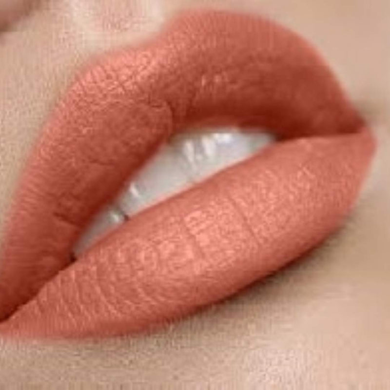 By The Clique Premium Matte Liquid Lipstick | Sun Kissed | Soft Peach Tinted Nude | Long Lasting | Perfect Texture | Cruelty-Free | Vegan | Gluten Free By The Clique