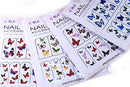 Butterflies Nail Art Water Slide Tattoo Decals, Pack of 4 LDREAMAM