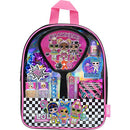 L.O.L Surprise! Townley Girl backpack Cosmetic makeup Set 10 Pieces, Including Lip Gloss, Nail Polish, Scrunchy, Mirror and Surprise Keychain, Ages 5+ for School Parties, Sleepovers and Makeovers Townley Girl