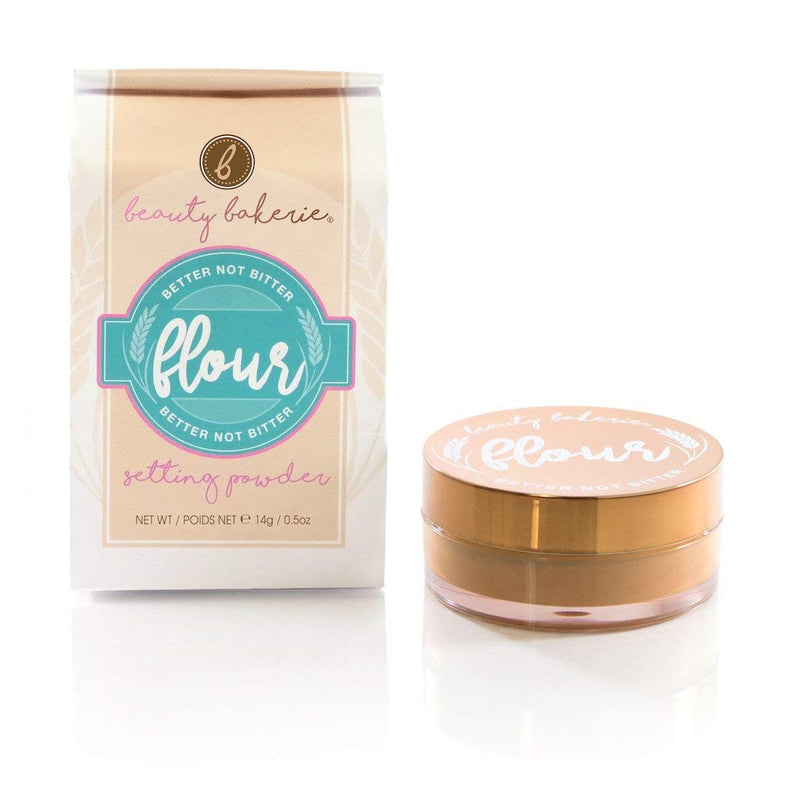 Beauty Bakerie Flour Setting Powder, Finishing Powder for Setting Foundation Makeup in Place, Almond (Chestnut), .5 Ounce Beauty Bakerie