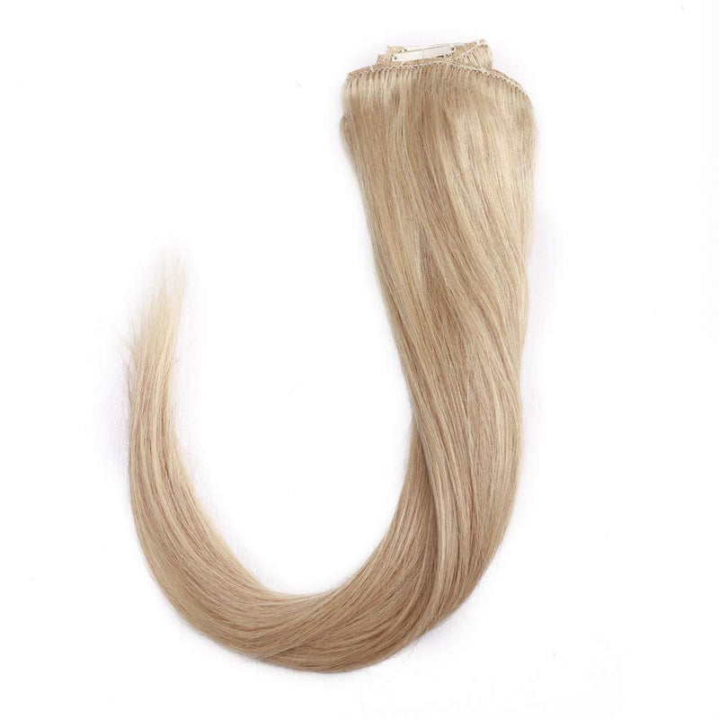 Clip in Human Hair Extensions 14 Inch 60g Thin Standard Weft 8 Pcs 18 Clips Soft Silky Straight Remy Hairpieces for Women Gift Beauty