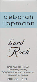 Deborah Lippmann Hard Rock | Hydrating Base and Top Coat | Promotes Healthy Growth for Soft, Brittle Nails | Diamond Powder Strengthens and Protects deborah lippmann