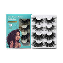 SY SHUYING 25mm Lashes 3D Faux Mink Lashes Fluffy Dramatic False Eyelashes 6D Wispy Long Handmade Fake Lashes Cruelty-Free & Reusable Thick Full Strip Eye Lashes Pack 4Pairs SY SHUYING