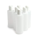 Grand Parfums 4 Oz Natural Color HDPE Squeeze Bottles with Disc Caps, for Lotions, Shampoo, Creams, Soups, and Other Liquids, 6 Count Grand Parfums
