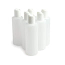 Grand Parfums 4 Oz Natural Color HDPE Squeeze Bottles with Disc Caps, for Lotions, Shampoo, Creams, Soups, and Other Liquids, 6 Count Grand Parfums
