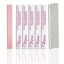 Tammy Taylor Peel 'N' Stick Zebra Professional Nail Files | Long-Lasting & Disposable 100 Grit Nail Files w/Emery Board | Replaceable Travel-Friendly Size | Handcrafted Fingernail Files (25 pcs) Tammy Taylor