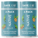 Native Cashmere & Rain Twin Deodorant Bundle Pack 2 x 2.3 oz Infinity Warehouse