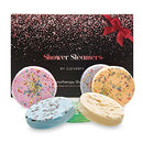 Cleverfy Aromatherapy Shower Steamers - Variety Pack of 6 Shower Bombs. Rose Gold Set: Lavender, Menthol, Bergamot & Mandarin, Pomegranate & Rose, Peony & Pear, Vanilla & Sweet Orange CLEVERFY