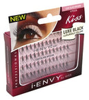 Kiss I Envy Luxe Black Medium Lashes Black (2 Pack) KISS