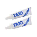DUO Striplash Adhesive Clear for Fake Lash, Waterproof and Long-Lasting, Seamless Strip-Lash Application, Safe for Sensitive Skin and Eyes, 0.5-Ounce, 2-Packs DUO