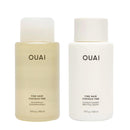 OUAI Medium Shampoo and Conditioner Set - Sulfate Free Shampoo and Conditioner for Medium Hair - Made with Keratin, Shea Butter & Avocado Oil - Free of Parabens & Phthalates (10 Fl Oz) Infinity Warehouse
