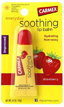 Carmex Soothing Lip Balm, Strawberry 0.35 oz (Pack of 2) Carmex