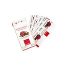 RADIUS Travel Vegan Dental Floss SACHET SINGLE Cranberry Vegan, 20 Count RADIUS