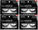 Ardell Faux Mink 811 Black False Lashes, Lightweight with Invisiband, 4 pairs Ardell