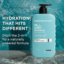 Hawthorne All Day Men's Shampoo. Sulfate Free, Paraben Free, Mens Natural Shampoo With Argan and Coconut Oil. For Stronger, Moisturized, Healthier Hair. Night Swim Cologne Scent. 16 fl. oz. 2-Pack. Infinity Warehouse