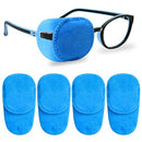 4 Pack Eye Patches for Kids Girls Boys, Right & Left Eye Patch for Glasses, Lazy Eye Patch for Children Treating Lazy Eye Amblyopia Strabismus and After Surgery… (Blue) (Blue) martinandmark.com