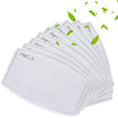 10PCS Activated Carbon Filter Replaceable Anti Haze Filter Paper ZITOOP