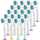 Replacement Toothbrush Heads Compatible with Oral B Electric Toothbrush Replacement Heads Precision Brush Heads Refills for Oralb Braun Pro 1000 Sonic Clean Soft Sensitive Precision More (20 Pk) Alayna