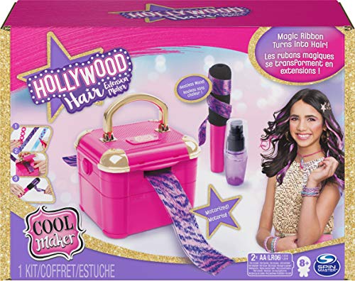 Cool Maker, Hollywood Hair Extension Maker for Girls with 6 Bonus Extensions (18 Total) and Accessories, Cool Maker
