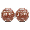 Ruby Kisses Pot O' Miracle Maximum Hydration, Cocoa Butter & Coconut Oil (Lip Emollient, 2 Pack) Ruby Kisses