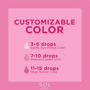 SOL by Jergens Deeper by the Drop Self Tanning Drops for Face and Body, Travel Size Sunless Tanning Water, Add to Lotions, Serums, and Oils for Custom Tan, for Year-Round Glow, 1 Fluid Ounce Jergens