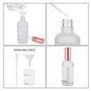 Small Glass Spray Bottle, Perfume Atomizer, Fine Mist Spray, 3.4oz, 2 Pack Hydior Store
