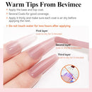 Quick Dry Nail Polish Air Fast Drying, Sheer Nude Regular Color Nail Polish Holographic High Coverage Nail Lacquer Water Based Natural Nail Art Valentine's Day Gift No Required UV LED, 12ML Infinity Warehouse