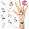 Llama Temporary Tattoos | Pack of 30 | MADE IN THE USA | Skin Safe | Party Supplies & Favors | Removable Fashiontats