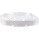 PANA Nail Drill Bit Holder Stand Display Organizer- Dust Proof Storage Container Box Case Tools for Home Use or Nail Salon - (12 Holes, Round (Clear)) PANA
