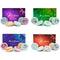 Cleverfy Shower Steamers 4 Pack - Every Shower Bombs Gift Set Includes 6X Aromatherapy Shower Steamers with Essential Oils for Relaxation. CLEVERFY