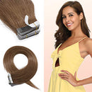 24" 100g Remy Human Hair Tape in Hair Extensions
