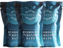 Hydrogen Peroxide Bath Epsom Salt - Dead Sea Salts Clay Eucalyptus Colloidal Oatmeals & Hydrogen Peroxide (3) Pack Soakness