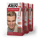 Just For Men Easy Comb-In Color (Formerly Autostop) Mens Hair Dye, Easy No Mix Application - Dark Blond, A-15, 3 Pack Just for Men