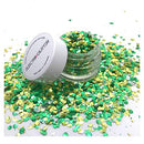 Eco Friendly Biodegradable Glitter Chunky Glitter for Festivals. Body Glitter for Hair Glitter, Nail Glitter, Face Eyeshadow glitter, Rave accessories, Holographic glitter makeup (Green Gold) ELECTRIKGLITTER