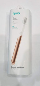 Quip Electric Toothbrush - Copper Metal - Electric Brush and Travel Cover Mount (New Edition) Quip