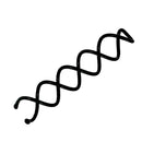 Kitsch Pro Bun Twist, Spin Pins, Corkscrew Hair Pins for Fast Bun, Spiral Screw Hair Pin/Hair Screw 3 Count (Black) Kitsch