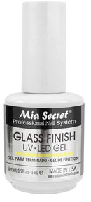 Mia Secret Glass Finish UV-LED Gel 0.5 Fl. oz - 15mL Mia Secret