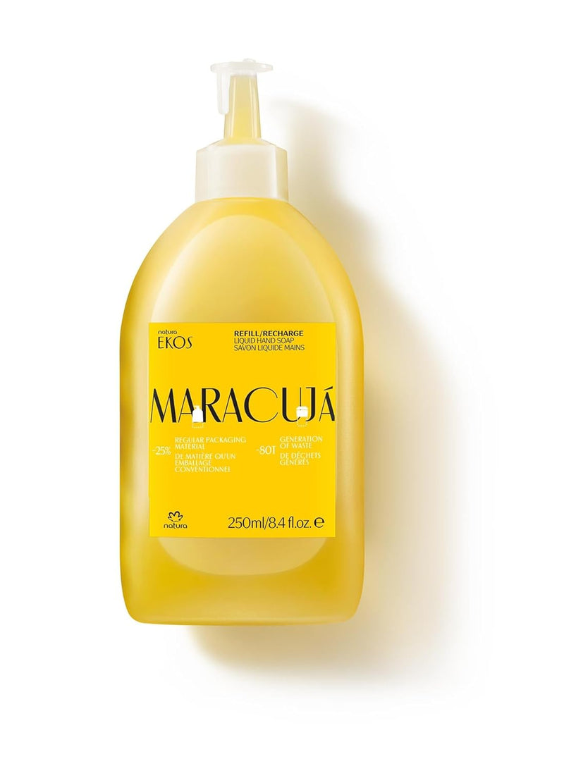 natura - Ekos Castanha (Brazil Nut) Renourishing Liquid Hand Soap - Anti-Dryness - Coconut Derived Cleanser - Vegan Skin Care - Brazilian Beauty Secrets - Self Care & Body Care - 8.4 fl oz (250ml) Infinity Warehouse