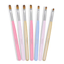 Beetles Gel Nail Brush, 7Pcs Poly Extension Gel Brush, Nail Art Tips Builder Brush Nail Painting Brush Pen Set for Home and Salon Use beetles Gel Polish