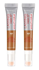 Rimmel Lasting Finish Breathable Concealer, Dark, 0.23 Fl Oz, Pack of 2 Rimmel Store