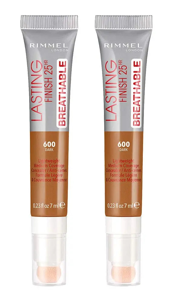 Rimmel Lasting Finish Breathable Concealer, Dark, 0.23 Fl Oz, Pack of 2 Rimmel Store