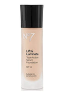 No7 Lift & Luminate TRIPLE ACTION Serum Foundation - Warm Ivory No.7