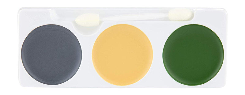 Mehron Makeup Tri-Color Halloween Makeup Palette (Ghoul/Witch) Mehron