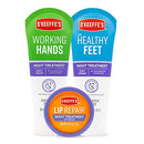 O'Keeffe's Night Treatment Combo Pack Including Working Hands Night Treatment Hand Cream, Healthy Feet Night Treatment Foot Cream and Lip Repair Night Treatment Lip Balm O'Keeffe's