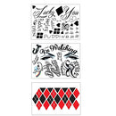 Cosplay Tats Professional HQ Full Body Temporary Tattoos - 3 Sheets w/ 24 Tats - Halloween Costume / Cosplay PopStarTats