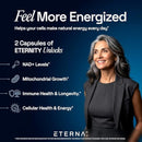 Eternity NAD+ Supplement + Resveratrol - 1050 mg - 15 Advanced Ingredients to Support Energy & Healthy Aging, Healthy Skin, Immune, Green Tea, Quercetin, CoQ10, Milk Thistle - 1 Month Supply Infinity Warehouse